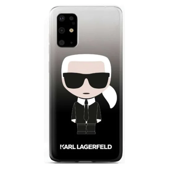 Karl Lagerfeld Iconic Karl Gradient series Back Case KLHCS62TRDFKBK для Samsung Galaxy S20 G980 - Чёрный - чехол-накладка из силикона и пластика Karl Lagerfeld Iconic Karl Gradient series Back Case KLHCS62TRDFKBK для Samsung Galaxy S20 G980 - Чёрный - чехол-накладка из силикона и пластика
