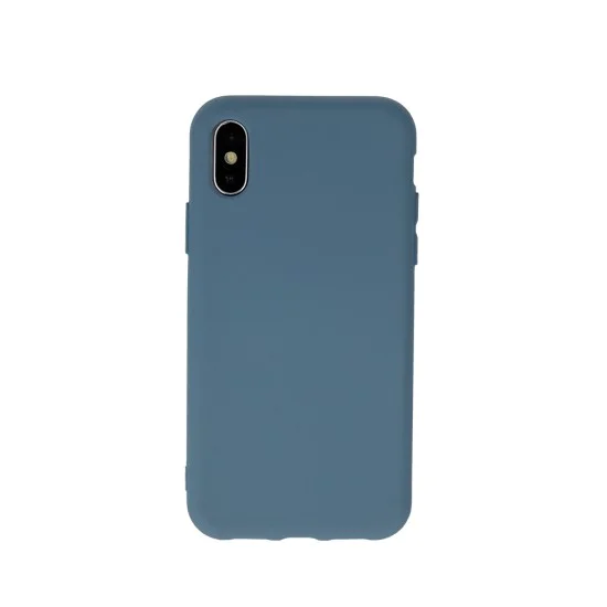 OEM Silicone Back Case (Microfiber Soft Touch) priekš Samsung Galaxy A51 A515 - Pelēks Zils - matēts silikona aizmugures apvalks OEM Silicone Back Case (Microfiber Soft Touch) priekš Samsung Galaxy A51 A515 - Pelēks Zils - matēts silikona aizmugures apvalks