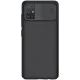 Nillkin CamShield Slide Camera Back Hard Case Cover priekš Samsung Galaxy A71 A715 - Melns - plastikas aizmugures apvalks / bampers ar kameras aizsargmehānismu Nillkin CamShield Slide Camera Back Hard Case Cover priekš Samsung Galaxy A71 A715 - Melns - plastikas aizmugures apvalks / bampers ar kameras aizsargmehānismu
