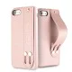 Guess Saffiano Strap series Back Case GUHCI8SBSRO priekš Apple iPhone 7 / 8 / SE2 (2020) / SE3 (2022) - Rozā - ādas aizmugures apvalks / bampers-vāciņš Guess Saffiano Strap series Back Case GUHCI8SBSRO priekš Apple iPhone 7 / 8 / SE2 (2020) / SE3 (2022) - Rozā - ādas aizmugures apvalks / bampers-vāciņš