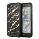 Guess Glitter Marble Glass series GUHCI8MGGBK для Apple iPhone 7 / 8 / SE2 (2020) / SE3 (2022) - Чёрный - накладка / бампер из силикона и стекла / крышка-чехол Guess Glitter Marble Glass series GUHCI8MGGBK для Apple iPhone 7 / 8 / SE2 (2020) / SE3 (2022) - Чёрный - накладка / бампер из силикона и стекла / крышка-чехол