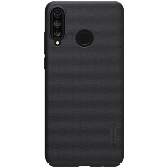 Nillkin Super Frosted Shield Matte PC Mobile Cover priekš Huawei P30 Lite - Melns - plastikas aizmugures apvalks (bampers, vāciņš, PU back cover, bumper shell) Nillkin Super Frosted Shield Matte PC Mobile Cover priekš Huawei P30 Lite - Melns - plastikas aizmugures apvalks (bampers, vāciņš, PU back cover, bumper shell)
