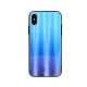 Aurora Glass Back Case для Apple iPhone 7 / 8 / SE2 (2020) / SE3 (2022) - Голубой - накладка / бампер из силикона и стекла Aurora Glass Back Case для Apple iPhone 7 / 8 / SE2 (2020) / SE3 (2022) - Голубой - накладка / бампер из силикона и стекла