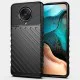 Thunder Series Twill Texture TPU Protector Case для Xiaomi Poco F2 Pro - Чёрный - противоударная силиконовая накладка / бампер-крышка Thunder Series Twill Texture TPU Protector Case для Xiaomi Poco F2 Pro - Чёрный - противоударная силиконовая накладка / бампер-крышка