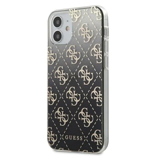 Guess 4G Gradient series Back Case GUHCP12LPCU4GGBK для Apple iPhone 12 Pro Max - Чёрный - пластиковый чехол-накладка / бампер-крышка Guess 4G Gradient series Back Case GUHCP12LPCU4GGBK для Apple iPhone 12 Pro Max - Чёрный - пластиковый чехол-накладка / бампер-крышка