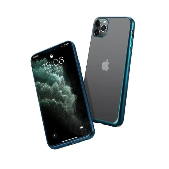 Forcell New Electro Matt TPU Back Case для Apple iPhone 12 / 12 Pro - Зелёный - силиконовая накладка / бампер-крышка Forcell New Electro Matt TPU Back Case для Apple iPhone 12 / 12 Pro - Зелёный - силиконовая накладка / бампер-крышка