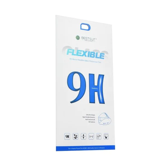Flexible Nano Tempered Glass 9H screen protector priekš Apple iPhone 12 / 12 Pro - Ekrāna Aizsargstikls / Bruņota Stikla Aizsargplēve Flexible Nano Tempered Glass 9H screen protector priekš Apple iPhone 12 / 12 Pro - Ekrāna Aizsargstikls / Bruņota Stikla Aizsargplēve