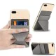 Universal Self Adhesive Card Holder with Foldable Stand - Pelēka - universāls pielīmējams karšu turētājs ar saliekamu statīvu Universal Self Adhesive Card Holder with Foldable Stand - Pelēka - universāls pielīmējams karšu turētājs ar saliekamu statīvu