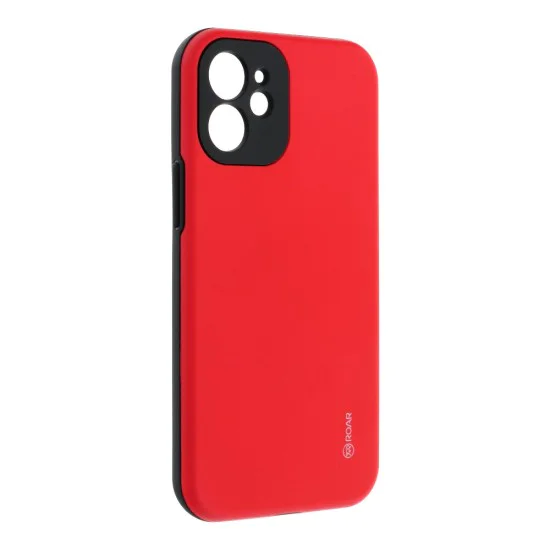 RoarKorea Rico Armor Back Case priekš Apple iPhone 12 mini - Sarkans - triecienizturīgs silikona aizmugures apvalks / bampers-vāciņš RoarKorea Rico Armor Back Case priekš Apple iPhone 12 mini - Sarkans - triecienizturīgs silikona aizmugures apvalks / bampers-vāciņš