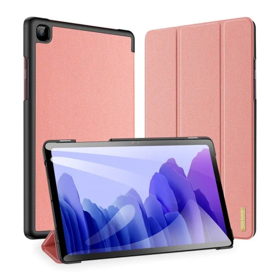 Dux Ducis Skin Pro series priekš Samsung Galaxy Tab A7 T500 / T505 - Koraļļu - sāniski atverams maciņš ar magnētu un stendu Dux Ducis Skin Pro series priekš Samsung Galaxy Tab A7 T500 / T505 - Koraļļu - sāniski atverams maciņš ar magnētu un stendu