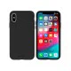 Mercury Silicone Case (Microfiber Soft Touch) для Apple iPhone 12 / 12 Pro - Чёрный - матовая силиконовая накладка / бампер-крышка чехол Mercury Silicone Case (Microfiber Soft Touch) для Apple iPhone 12 / 12 Pro - Чёрный - матовая силиконовая накладка / бампер-крышка чехол