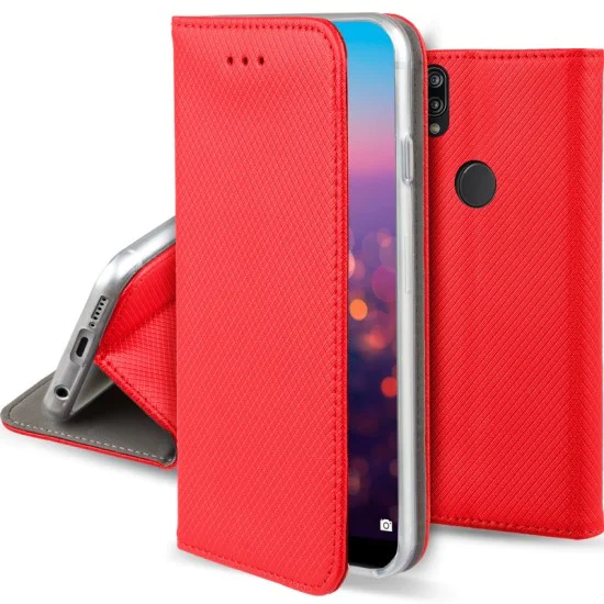 Smart Magnet Book Case для Samsung Galaxy A02s A025F - Красный - чехол-книжка со стендом / подставкой Smart Magnet Book Case для Samsung Galaxy A02s A025F - Красный - чехол-книжка со стендом / подставкой