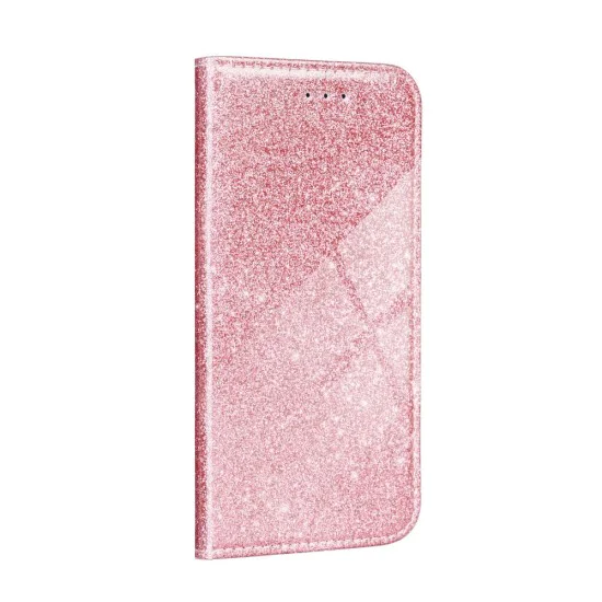Forcell Shining Book Case для Samsung Galaxy A72 A725 - Розовое Золото - чехол-книжка со стендом / подставкой Forcell Shining Book Case для Samsung Galaxy A72 A725 - Розовое Золото - чехол-книжка со стендом / подставкой