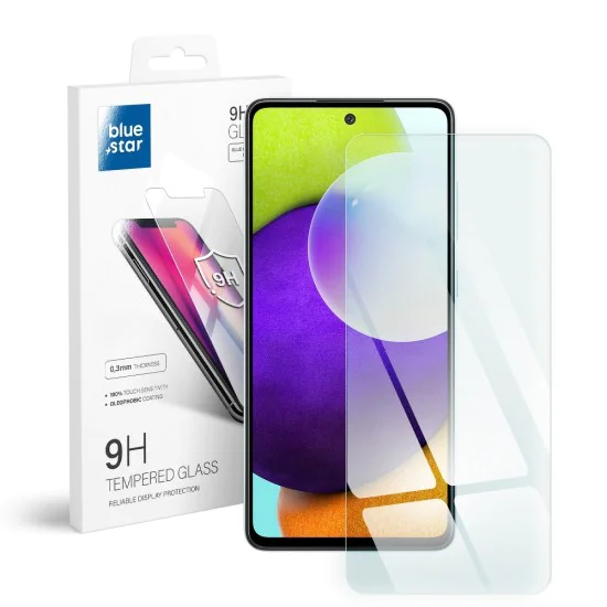 BlueStar Tempered Glass screen protector priekš Samsung Galaxy A52 A525 / A52 5G A526 / A52s 5G A528 / A53 5G A536 - Ekrāna Aizsargstikls / Bruņota Stikla Aizsargplēve BlueStar Tempered Glass screen protector priekš Samsung Galaxy A52 A525 / A52 5G A526 / A52s 5G A528 / A53 5G A536 - Ekrāna Aizsargstikls / Bruņota Stikla Aizsargplēve