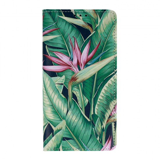 Smart Flower Book Case для Samsung Galaxy A72 A725 - Design 4 - чехол-книжка с кармашком для карточки