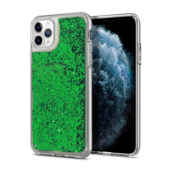 Liquid Pearl TPU Back Case priekš Samsung Galaxy A72 A725 - Zaļš - silikona / plastikāta aizmugures apvalks / bampers-vāciņš