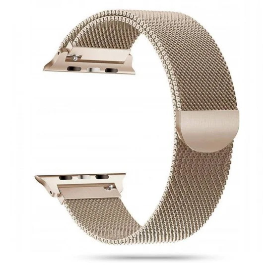 Tech-Protect Magnetic Milanese Metal Watch Band для Apple Watch 42 / 44 / 45 mm / Ultra 49 mm - Золотой - ремешок для умных часов из нержавеющей стали с магнитом Tech-Protect Magnetic Milanese Metal Watch Band для Apple Watch 42 / 44 / 45 mm / Ultra 49 mm - Золотой - ремешок для умных часов из нержавеющей стали с магнитом