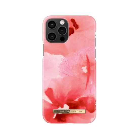 iDeal of Sweden Fashion SS21 Back Case для Apple iPhone 12 / 12 Pro - Coral Blush Floral - пластиковый чехол-накладка с встроенной металической пластиной / бампер-крышка iDeal of Sweden Fashion SS21 Back Case для Apple iPhone 12 / 12 Pro - Coral Blush Floral - пластиковый чехол-накладка с встроенной металической пластиной / бампер-крышка