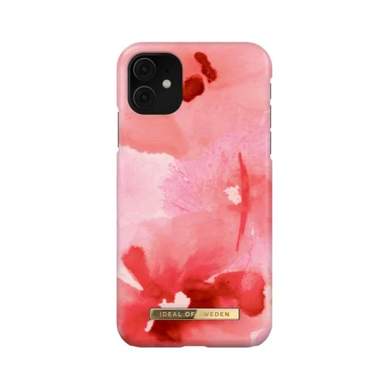 iDeal of Sweden Fashion SS21 Back Case priekš Apple iPhone 11 - Coral Blush Floral - plastikāta aizmugures apvalks ar iebūvētu metālisku plāksni / bampers-vāciņš iDeal of Sweden Fashion SS21 Back Case priekš Apple iPhone 11 - Coral Blush Floral - plastikāta aizmugures apvalks ar iebūvētu metālisku plāksni / bampers-vāciņš