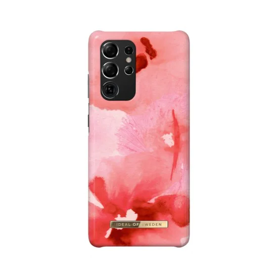 iDeal of Sweden Fashion SS21 Back Case priekš Samsung Galaxy S21 Ultra G998 - Coral Blush Floral - plastikāta aizmugures apvalks ar iebūvētu metālisku plāksni / bampers-vāciņš iDeal of Sweden Fashion SS21 Back Case priekš Samsung Galaxy S21 Ultra G998 - Coral Blush Floral - plastikāta aizmugures apvalks ar iebūvētu metālisku plāksni / bampers-vāciņš