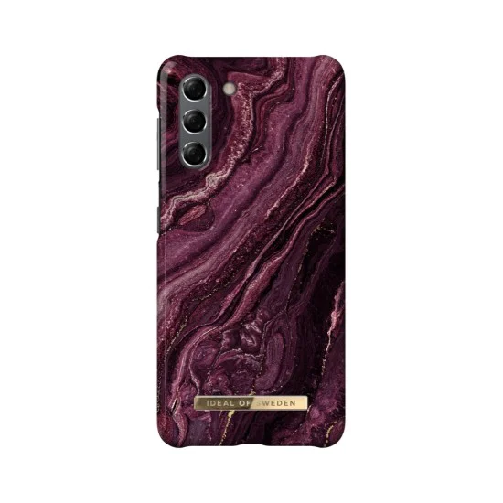 iDeal of Sweden Fashion AW20 Back Case для Samsung Galaxy S21 G991 - Golden Plum - пластиковый чехол-накладка с встроенной металической пластиной / бампер-крышка iDeal of Sweden Fashion AW20 Back Case для Samsung Galaxy S21 G991 - Golden Plum - пластиковый чехол-накладка с встроенной металической пластиной / бампер-крышка