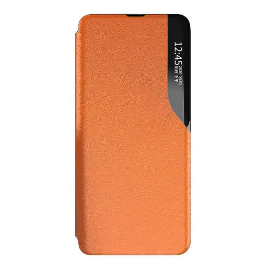 Smart View Window Wake / Sleep Book Case для Samsung Galaxy A32 5G A326 - Оранжевый - чехол-книжка с окошком Smart View Window Wake / Sleep Book Case для Samsung Galaxy A32 5G A326 - Оранжевый - чехол-книжка с окошком