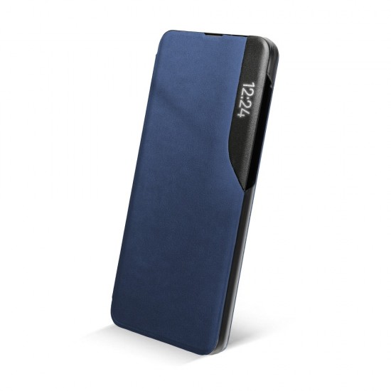 Smart View Window Wake / Sleep Book Case для Samsung Galaxy A52 A525 / A52 5G A526 / A52s 5G A528 - Синий - чехол-книжка с окошком