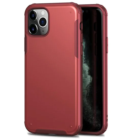 Quality PC / TPU Back Case для Apple iPhone 12 / 12 Pro - Красный - чехол-накладка из силикона и пластика / бампер-крышка Quality PC / TPU Back Case для Apple iPhone 12 / 12 Pro - Красный - чехол-накладка из силикона и пластика / бампер-крышка