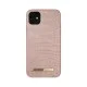 iDeal of Sweden Atelier SS21 Back Case для Apple iPhone 11 - Rose Croco - чехол-накладка из искусственной кожи с встроенной металической пластиной / бампер-крышка iDeal of Sweden Atelier SS21 Back Case для Apple iPhone 11 - Rose Croco - чехол-накладка из искусственной кожи с встроенной металической пластиной / бампер-крышка