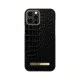 iDeal of Sweden Atelier AW20 Back Case для Apple iPhone 12 Pro Max - Neo Noir Croco - чехол-накладка из искусственной кожи с встроенной металической пластиной / бампер-крышка iDeal of Sweden Atelier AW20 Back Case для Apple iPhone 12 Pro Max - Neo Noir Croco - чехол-накладка из искусственной кожи с встроенной металической пластиной / бампер-крышка