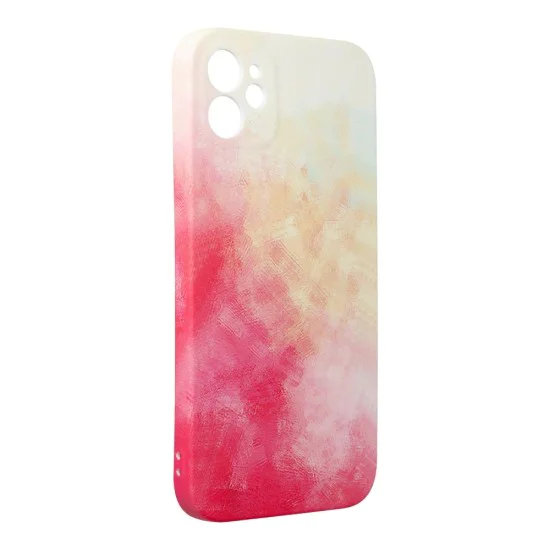 Forcell Pop Back Case для Apple iPhone 11 - Белый / Красный - силиконовая накладка / бампер-крышка Forcell Pop Back Case для Apple iPhone 11 - Белый / Красный - силиконовая накладка / бампер-крышка