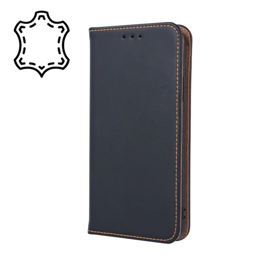 Genuine Leather Case Smart Pro для Apple iPhone 7 / 8 / SE2 (2020) / SE3 (2022) - Чёрный - чехол-книжка из натуральной кожи с подставкой / стендом и магнитом Genuine Leather Case Smart Pro для Apple iPhone 7 / 8 / SE2 (2020) / SE3 (2022) - Чёрный - чехол-книжка из натуральной кожи с подставкой / стендом и магнитом