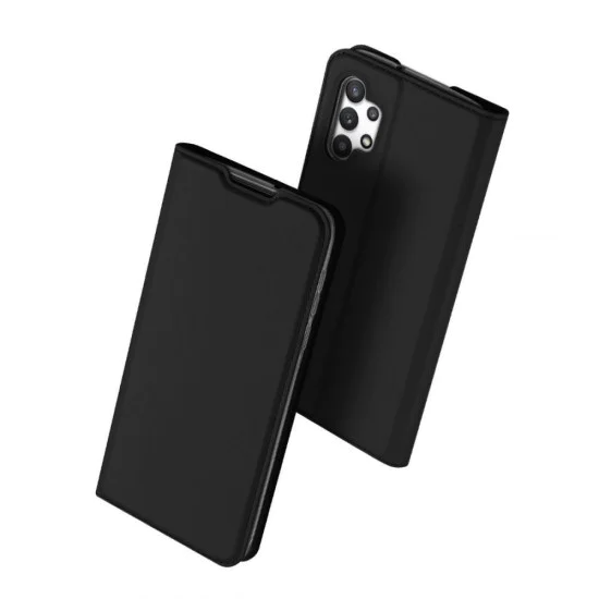 Dux Ducis Skin Pro series для Samsung Galaxy A32 4G A325 - Черный - чехол-книжка с магнитом и стендом / подставкой Dux Ducis Skin Pro series для Samsung Galaxy A32 4G A325 - Черный - чехол-книжка с магнитом и стендом / подставкой