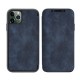 Eco Leather Book Case priekš Samsung Galaxy A12 A125 - Tumši Zils - mākslīgās ādas maciņš ar magnētu / sāniski atverama grāmatiņa