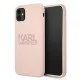Karl Lagerfeld Silicone Stack Logo series Back Case KLHCN61STKLTLP priekš Apple iPhone 11 - Rozā - silikona aizmugures apvalks / maciņš Karl Lagerfeld Silicone Stack Logo series Back Case KLHCN61STKLTLP priekš Apple iPhone 11 - Rozā - silikona aizmugures apvalks / maciņš