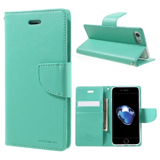 Mercury Bravo Flip Case для Apple iPhone 12 / 12 Pro - Бирюзовый - чехол-книжка со стендом / подставкой Mercury Bravo Flip Case для Apple iPhone 12 / 12 Pro - Бирюзовый - чехол-книжка со стендом / подставкой