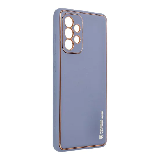Forcell Leather Back Case для Samsung Galaxy A22 5G A226 - Синий - чехол-накладка из искусственной кожи / бампер-крышка Forcell Leather Back Case для Samsung Galaxy A22 5G A226 - Синий - чехол-накладка из искусственной кожи / бампер-крышка