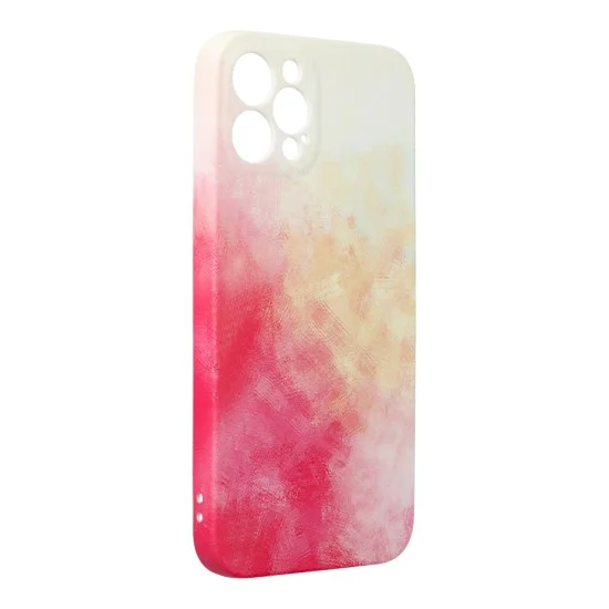 Forcell Pop Back Case для Apple iPhone 12 - Белый / Красный - силиконовая накладка / бампер-крышка Forcell Pop Back Case для Apple iPhone 12 - Белый / Красный - силиконовая накладка / бампер-крышка