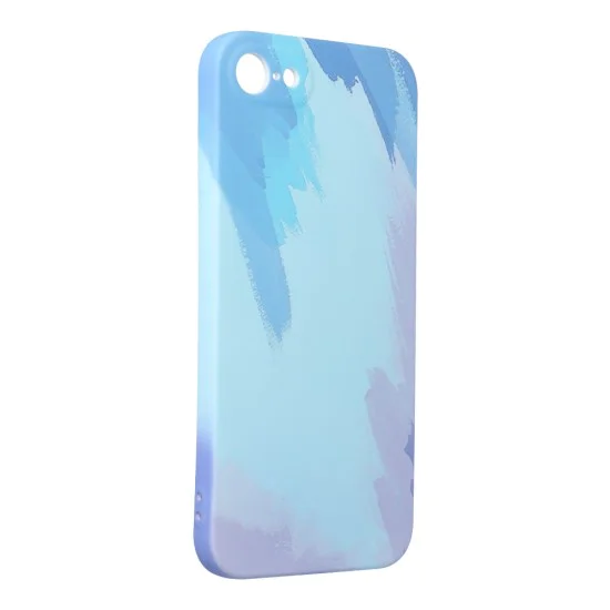 Forcell Pop Back Case для Apple iPhone 7 / 8 / SE2 (2020) / SE3 (2022) - Голубой - силиконовая накладка / бампер-крышка Forcell Pop Back Case для Apple iPhone 7 / 8 / SE2 (2020) / SE3 (2022) - Голубой - силиконовая накладка / бампер-крышка