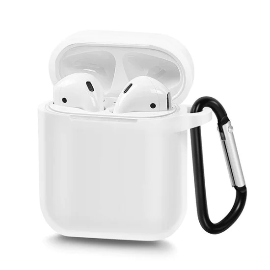 Silicone Case Type 1 для Apple Airpods - Белый - силиконовый чехол для футляра зарядки беспроводных наушников Silicone Case Type 1 для Apple Airpods - Белый - силиконовый чехол для футляра зарядки беспроводных наушников