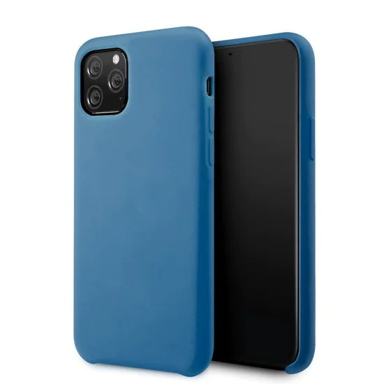 Vennus Silicone Lite Back Case для Apple iPhone 11 Pro - Синий - силиконовый чехол-накладка / бампер-крышка Vennus Silicone Lite Back Case для Apple iPhone 11 Pro - Синий - силиконовый чехол-накладка / бампер-крышка