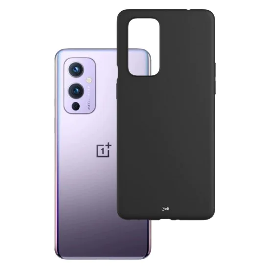 3MK Matt Case для OnePlus 9 - Чёрный - матовая силиконовая накладка / бампер-крышка 3MK Matt Case для OnePlus 9 - Чёрный - матовая силиконовая накладка / бампер-крышка
