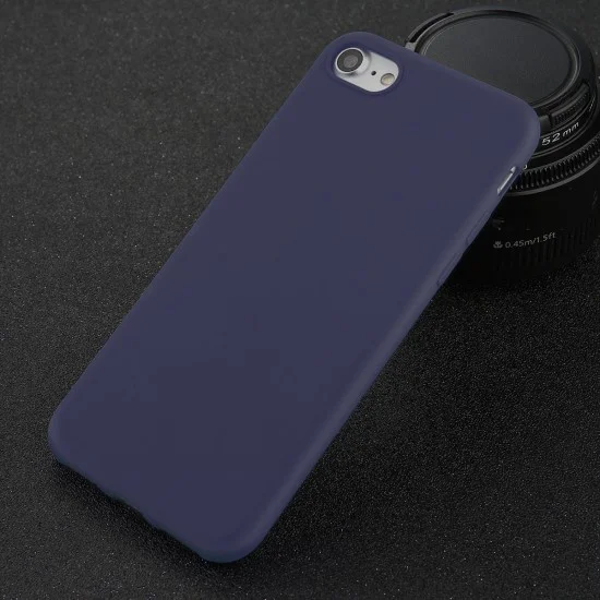 Matt TPU Back Case для Apple iPhone 12 / 12 Pro - Тёмно Синий - матовая силиконовая накладка / бампер Matt TPU Back Case для Apple iPhone 12 / 12 Pro - Тёмно Синий - матовая силиконовая накладка / бампер