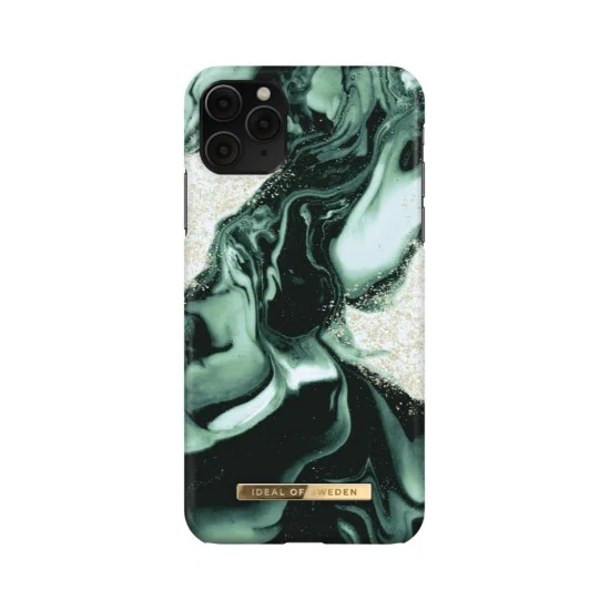 iDeal of Sweden Fashion AW21 Back Case priekš Apple iPhone 11 Pro Max - Golden Olive Marble - plastikāta aizmugures apvalks ar iebūvētu metālisku plāksni / bampers-vāciņš iDeal of Sweden Fashion AW21 Back Case priekš Apple iPhone 11 Pro Max - Golden Olive Marble - plastikāta aizmugures apvalks ar iebūvētu metālisku plāksni / bampers-vāciņš