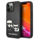Karl Lagerfeld Ikonik Karl & Choupette series Back Case KLHCP13XPCUSKCBK для Apple iPhone 13 Pro Max - Чёрный - чехол-накладка из искусственной / бампер-крышка Karl Lagerfeld Ikonik Karl & Choupette series Back Case KLHCP13XPCUSKCBK для Apple iPhone 13 Pro Max - Чёрный - чехол-накладка из искусственной / бампер-крышка