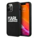 Karl Lagerfeld Silicone Stack Logo series Back Case KLHCP13LSLKLRBK priekš Apple iPhone 13 Pro - Melns - silikona aizmugures apvalks / bampers-vāciņš Karl Lagerfeld Silicone Stack Logo series Back Case KLHCP13LSLKLRBK priekš Apple iPhone 13 Pro - Melns - silikona aizmugures apvalks / bampers-vāciņš