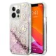 Guess Peony Liquid Glitter Collection Back Case GUHCP13XLGPEPI для Apple iPhone 13 Pro Max - Розовый - чехол-накладка из силикона и пластика / бампер-крышка Guess Peony Liquid Glitter Collection Back Case GUHCP13XLGPEPI для Apple iPhone 13 Pro Max - Розовый - чехол-накладка из силикона и пластика / бампер-крышка