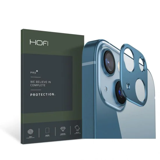 Hofi Metal Styling Camera Lens protector priekš Apple iPhone 13 / 13 mini - Zils - Aizmugurējās kameras metāla aizsargs Hofi Metal Styling Camera Lens protector priekš Apple iPhone 13 / 13 mini - Zils - Aizmugurējās kameras metāla aizsargs