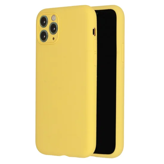 Vennus Silicone Lite Back Case priekš Apple iPhone 13 Pro - Dzeltens - silikona aizmugures apvalks / bampers-vāciņš Vennus Silicone Lite Back Case priekš Apple iPhone 13 Pro - Dzeltens - silikona aizmugures apvalks / bampers-vāciņš