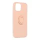 RoarKorea Amber Ring Back Case для Apple iPhone 13 Pro - Бежевый - силиконовая накладка с кольцом / бампер-крышка RoarKorea Amber Ring Back Case для Apple iPhone 13 Pro - Бежевый - силиконовая накладка с кольцом / бампер-крышка